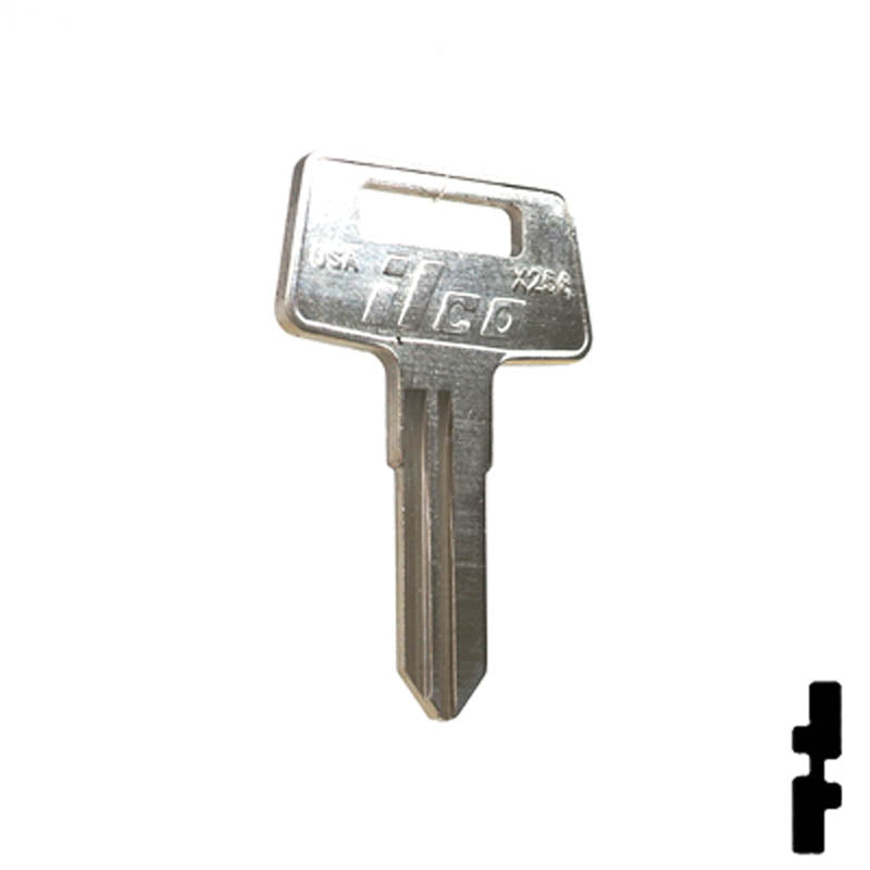 X256 Kawasaki ATV Power Sport Key Ilco