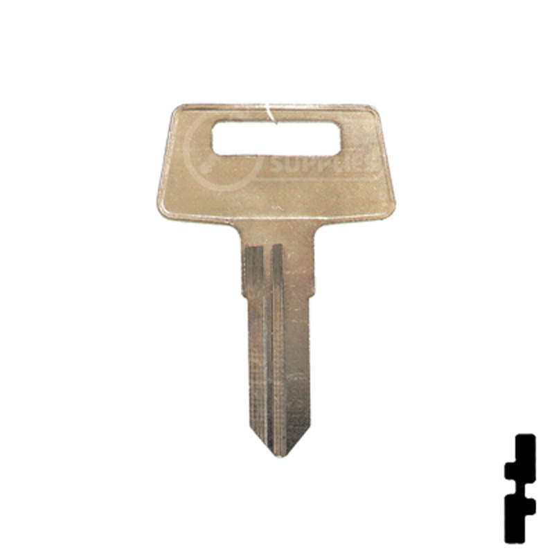 X256 Kawasaki ATV Power Sport Key Ilco