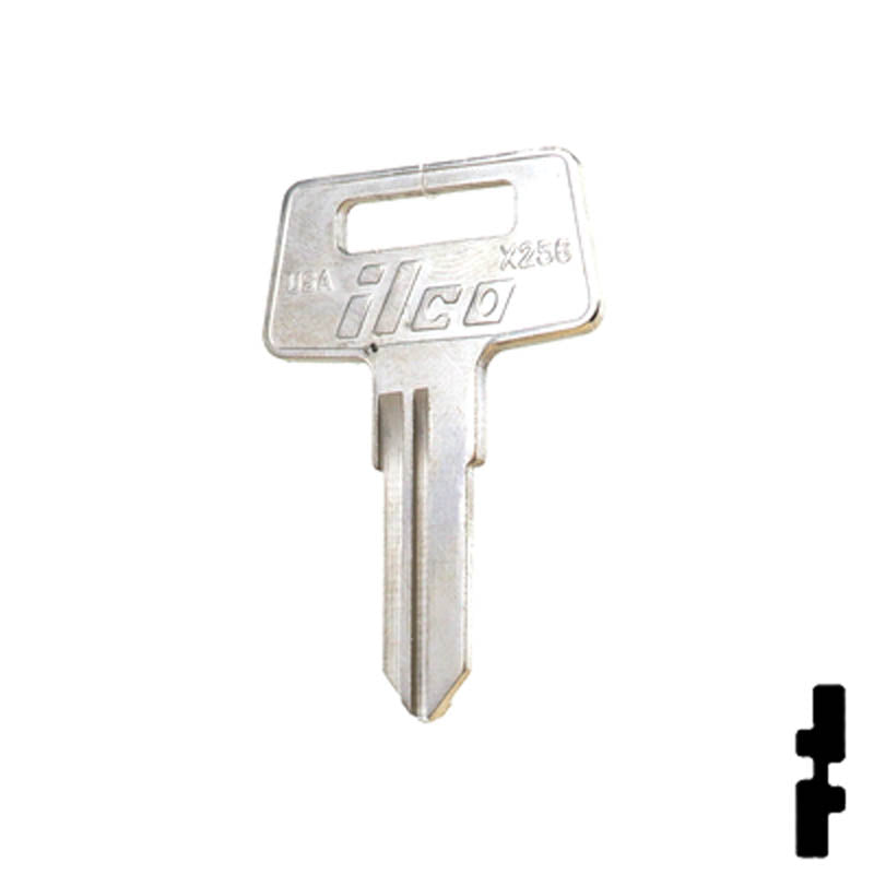 X256 Kawasaki ATV Power Sport Key Ilco