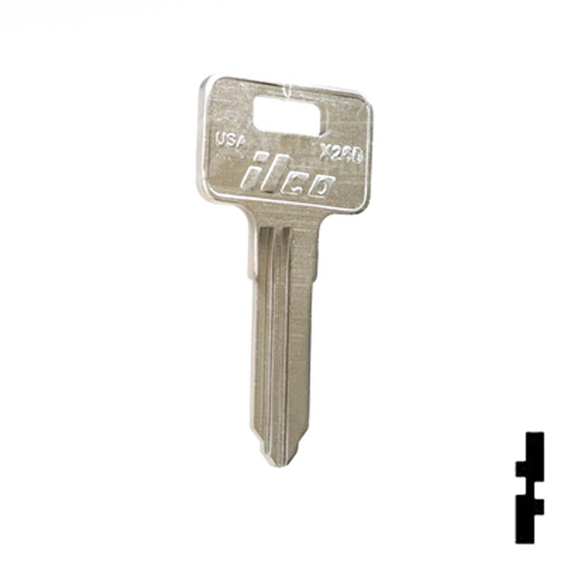 X260 Kawasaki ATV Power Sport Key Ilco