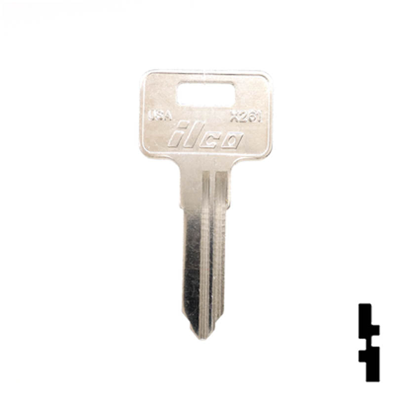 X261 Kawasaki ATV Power Sport Key Ilco