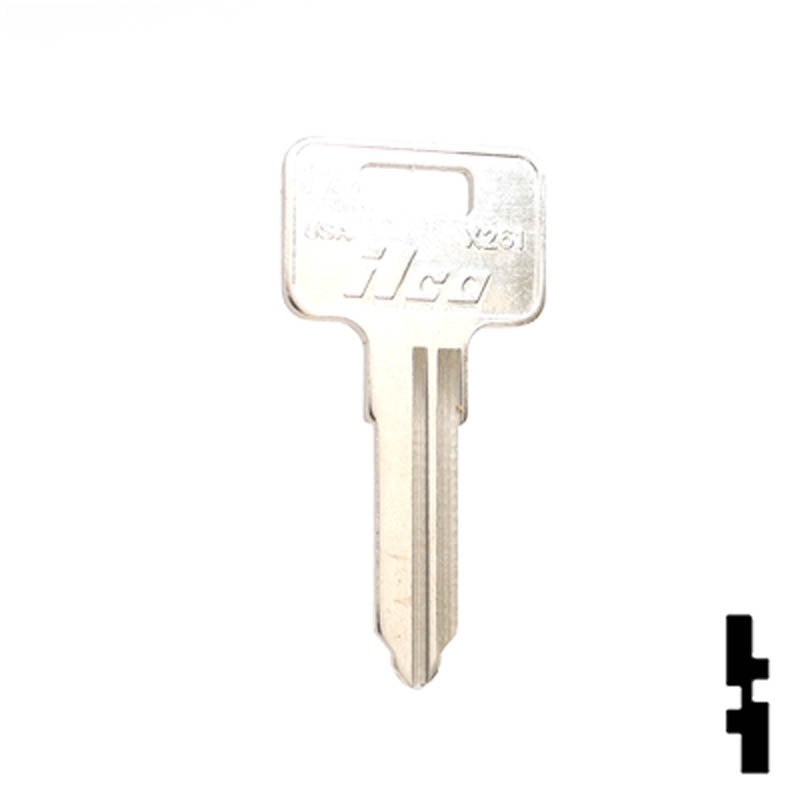 X261 Kawasaki ATV Power Sport Key Ilco