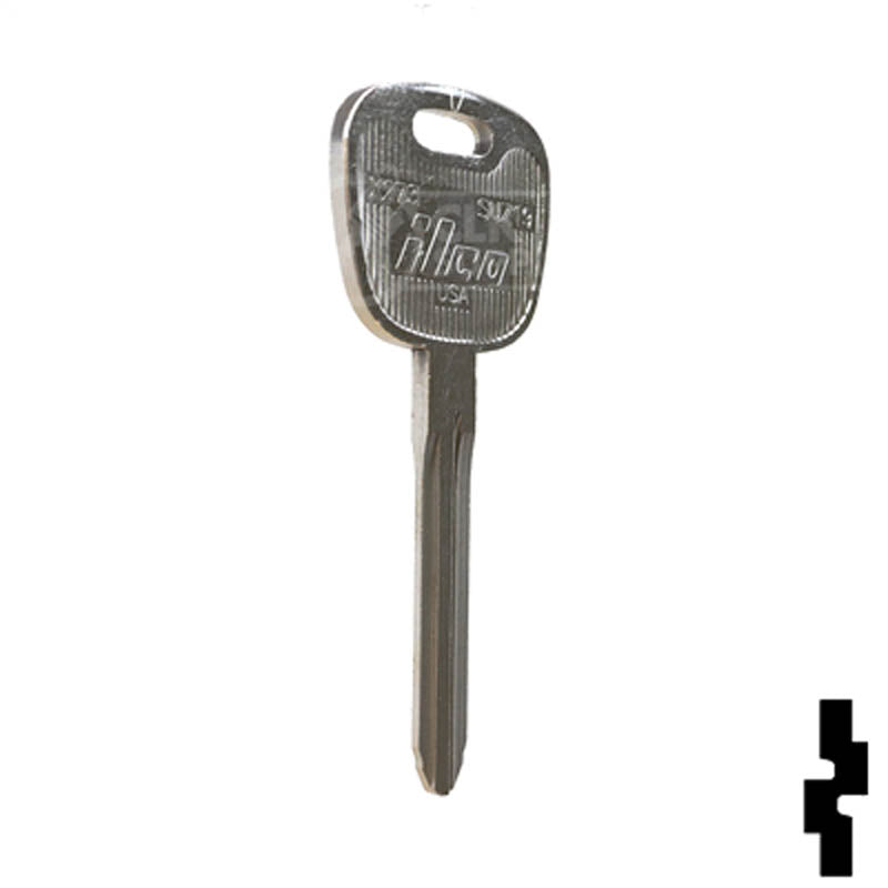 X273 ( SUZ19 ) Suzuki Motorcycle Key Blank Power Sport Key Ilco