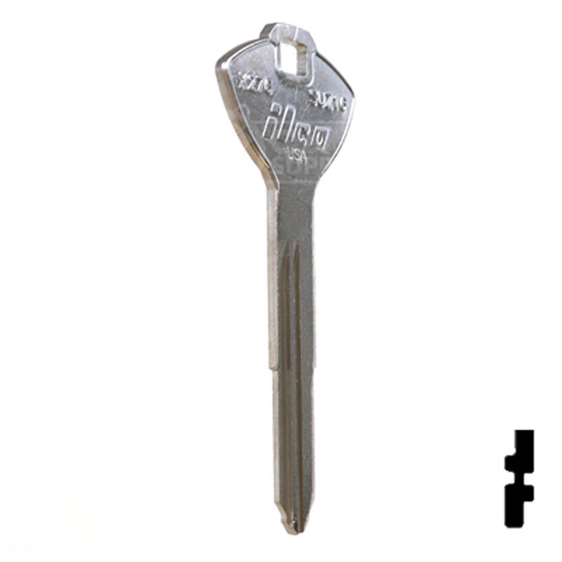 X276 ( SUZ16 ) Suzuki Motorcycle Key Power Sport Key Ilco