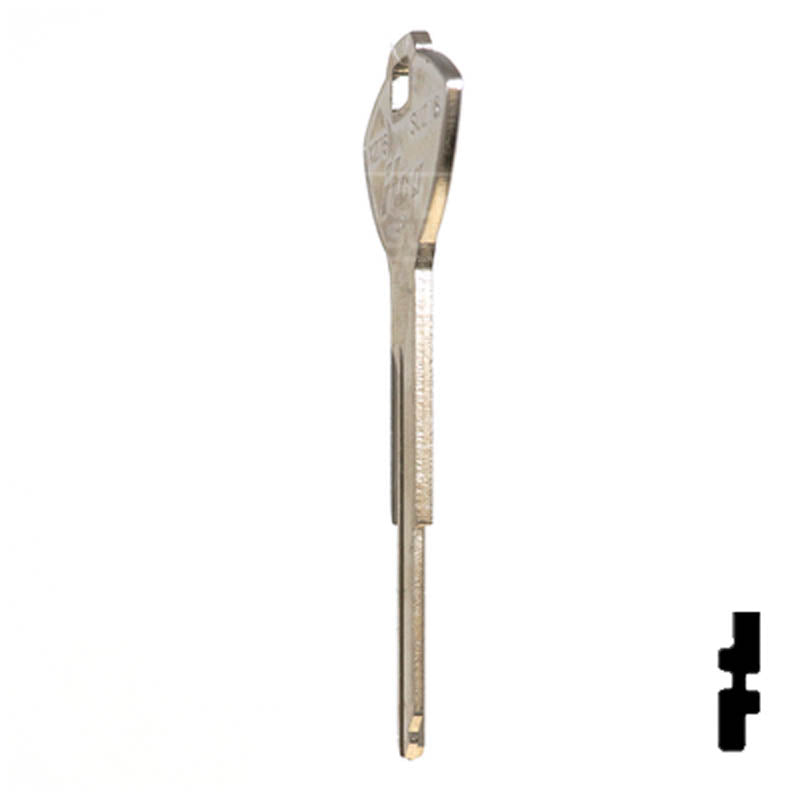X276 ( SUZ16 ) Suzuki Motorcycle Key Power Sport Key Ilco