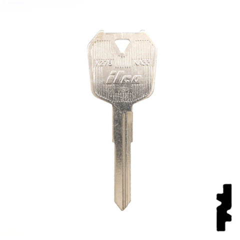 X278 (KA33) Kawasaki Motorcycle Key Power Sport Key Ilco