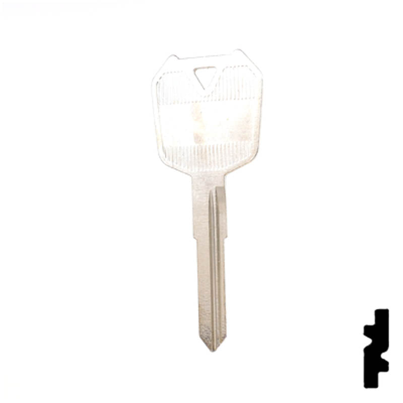 X278 (KA33) Kawasaki Motorcycle Key Power Sport Key Ilco