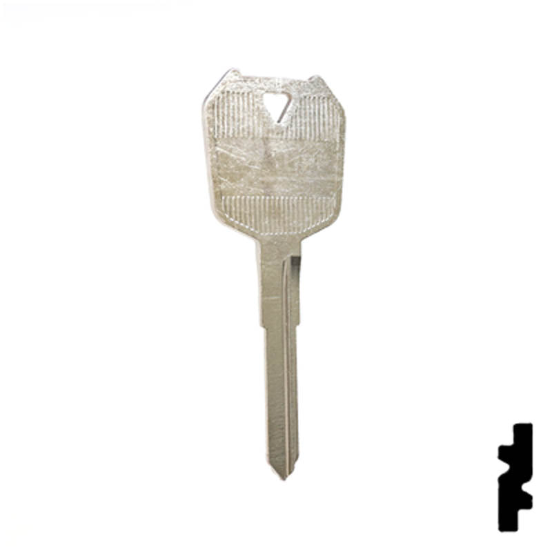 X278 (KA33) Kawasaki Motorcycle Key Power Sport Key Ilco