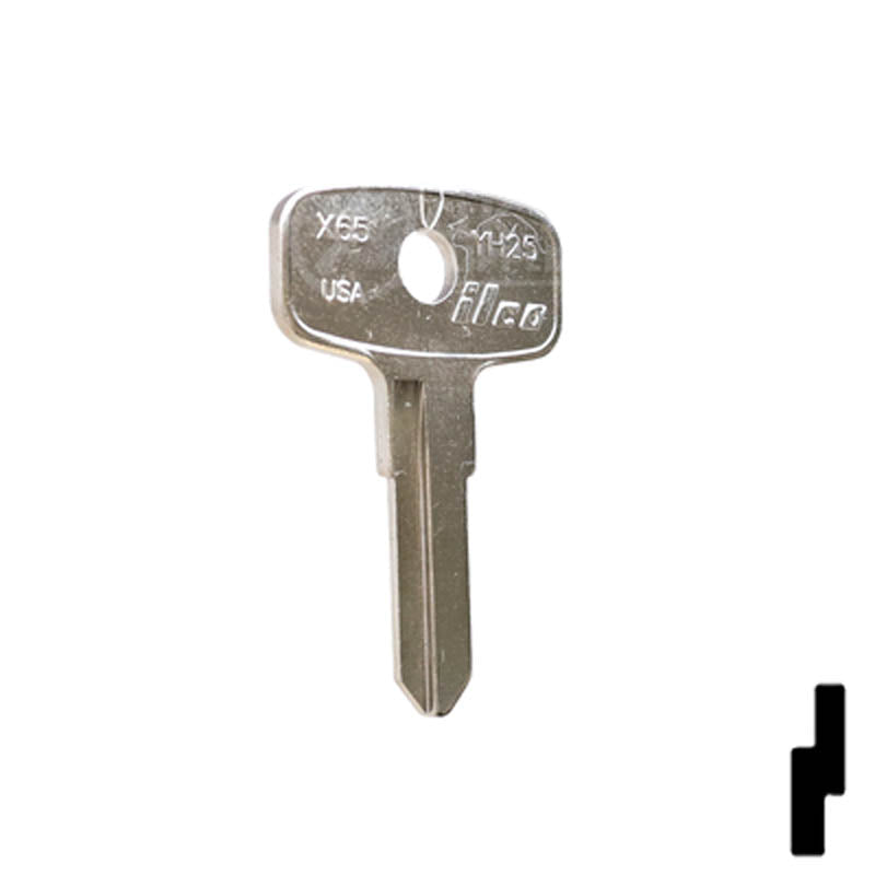 X65 ( YH25 ) Yamaha Key Power Sport Key Ilco
