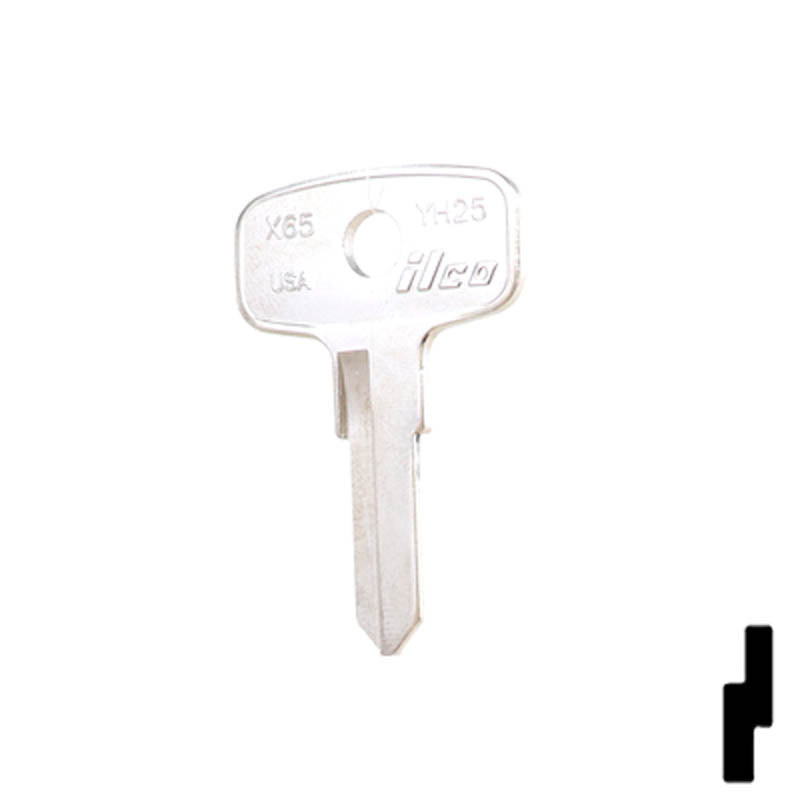 X65 ( YH25 ) Yamaha Key Power Sport Key Ilco