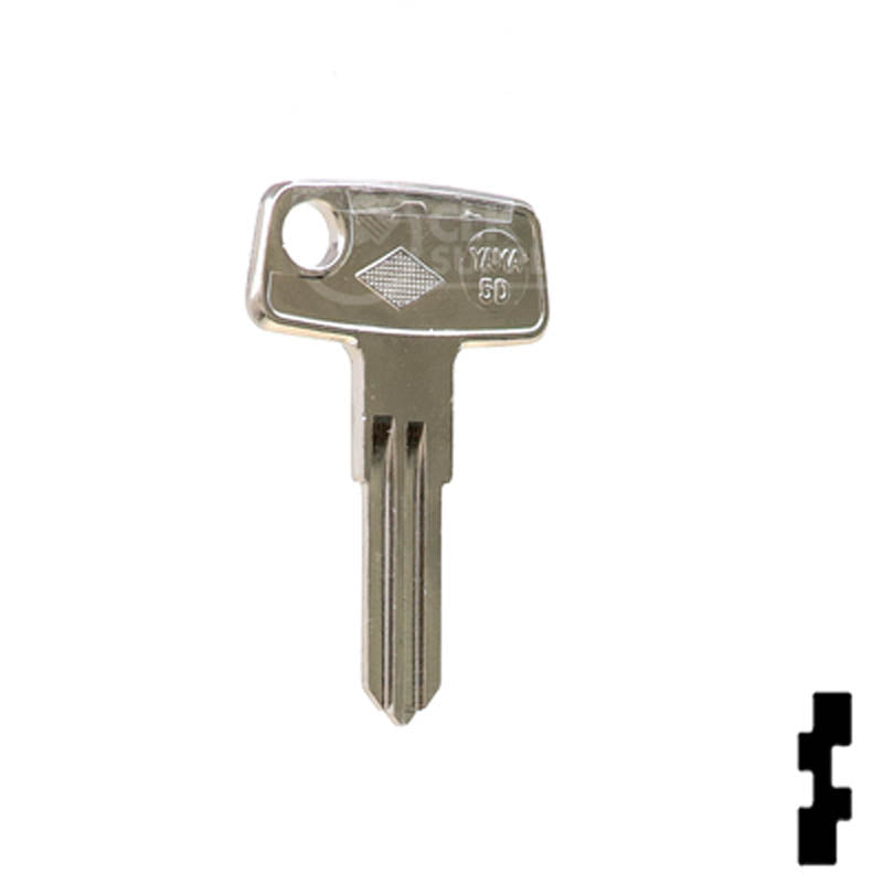X68 ( YH27 ) Yamaha Key Power Sport Key Ilco