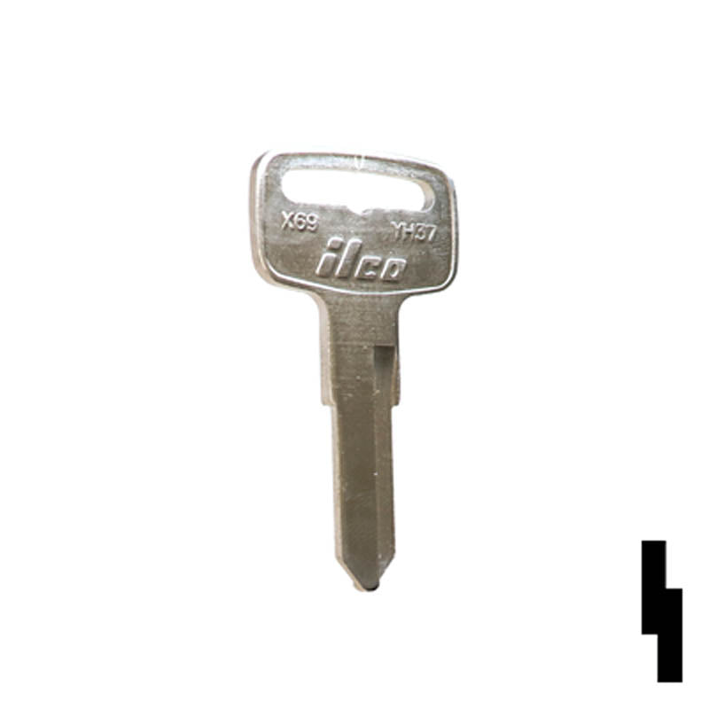 X69 ( YH37 ) Yamaha Key Power Sport Key Ilco