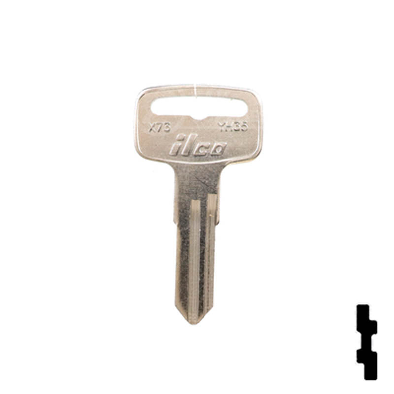 X73 ( YH35 ) Yamaha Motorcycle Key Power Sport Key Ilco