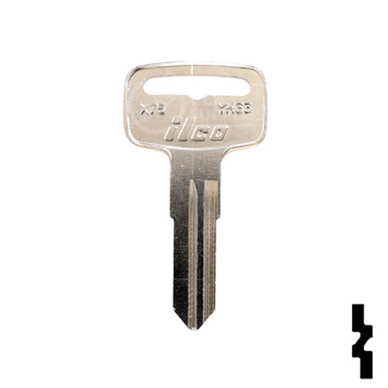 X75 ( YH33 ) Yamaha Key Power Sport Key Ilco