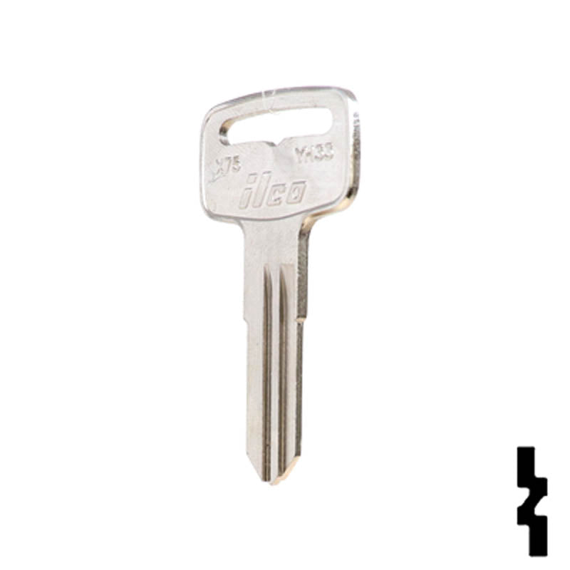 X75 ( YH33 ) Yamaha Key Power Sport Key Ilco