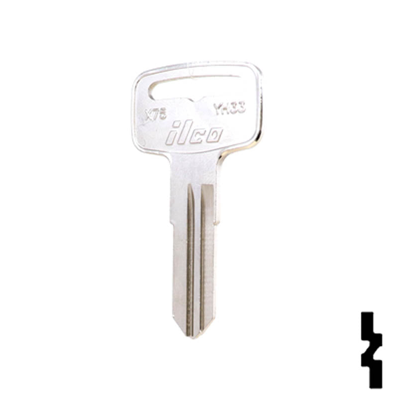 X75 ( YH33 ) Yamaha Key Power Sport Key Ilco