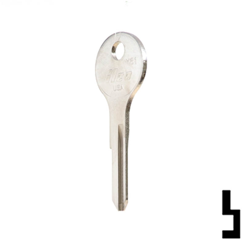 Y61 , NE-7 BMW Key Power Sport Key Ilco