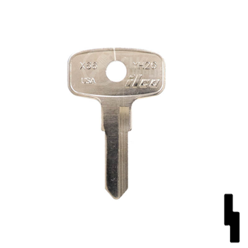 YH26, X66 Yamaha Key Power Sport Key Ilco
