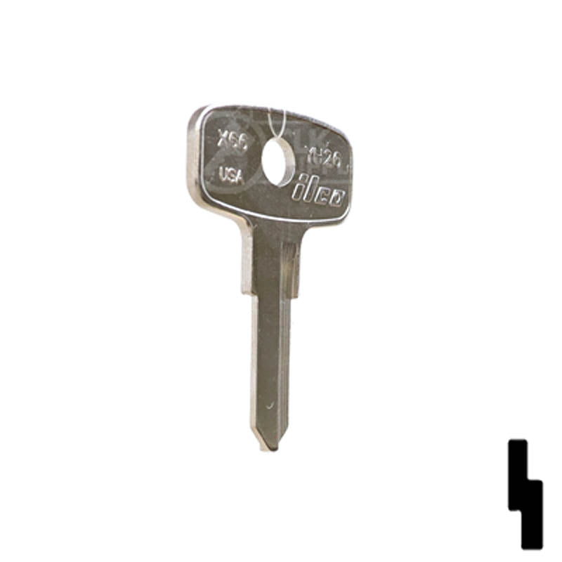 YH26, X66 Yamaha Key Power Sport Key Ilco