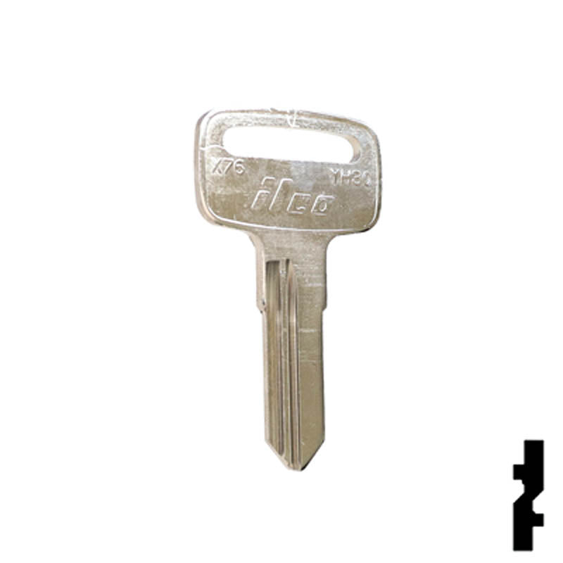 YH30, X76 Yamaha Key Power Sport Key Ilco