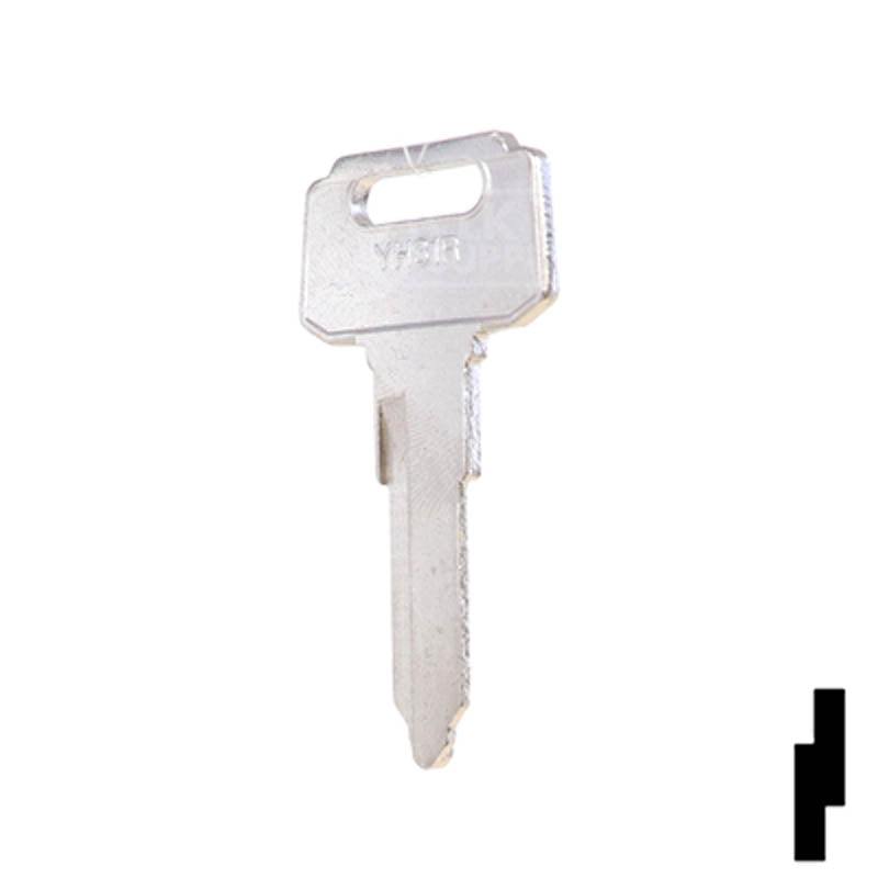 YH31R Yamaha Key Power Sport Key Ilco
