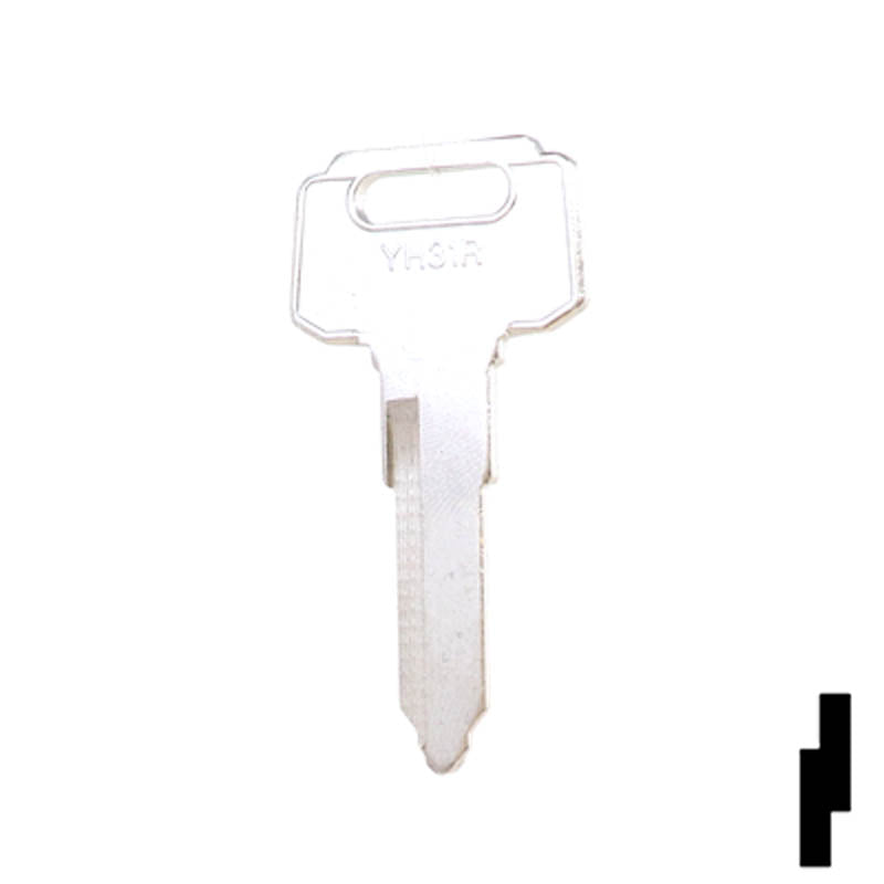 YH31R Yamaha Key Power Sport Key Ilco