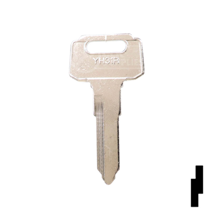 YH31R Yamaha Key Power Sport Key Ilco