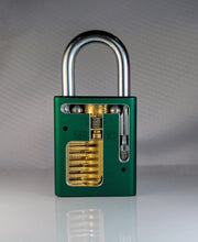 American 1100 Cutaway Padlock | Lockpicking Practice with Security Pins Practice Lock Cutaways LLC