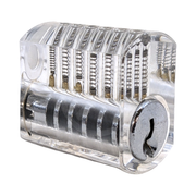 Clear Practice Lock with Standard Pins Practice Lock BAY-CO