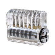 Clear Practice Lock with Standard Pins Practice Lock BAY-CO
