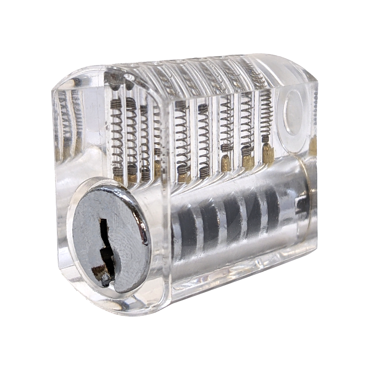 Clear Practice Lock with Standard Pins — CLK Supplies