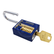 PACLOCK 90A-PRO Cutaway Padlock | Lockpicking Training Tool Practice Lock Cutaways LLC