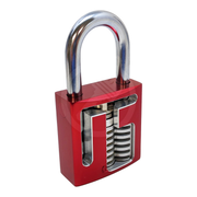 Red ABUS 72/40 Cutaway Padlock | Lock Picking Training Tool Practice Lock Cutaways LLC