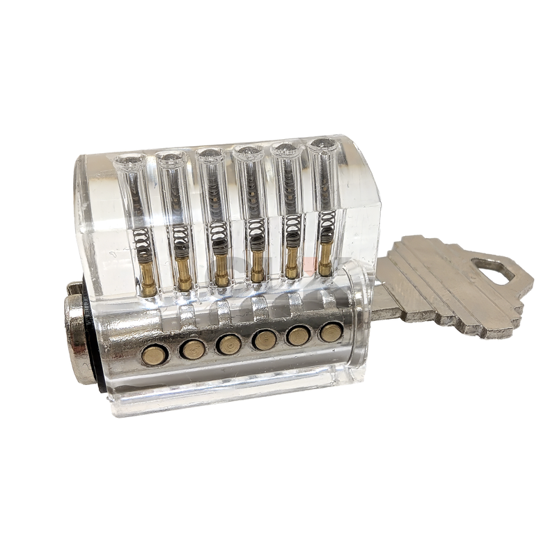 Transparent Practice Lock with Spool Pins Practice Lock Axiom Entry