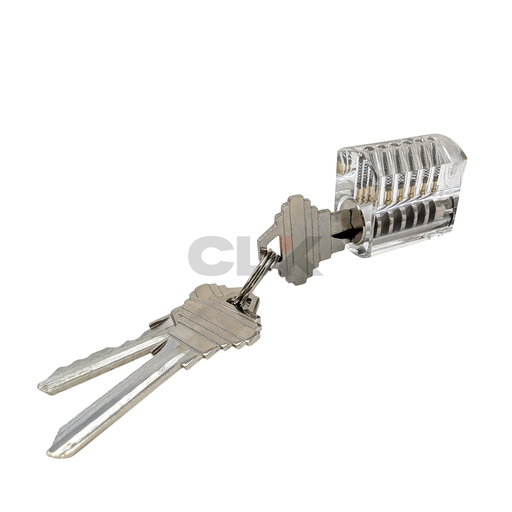 Transparent Practice Lock with Spool Pins Practice Lock Axiom Entry