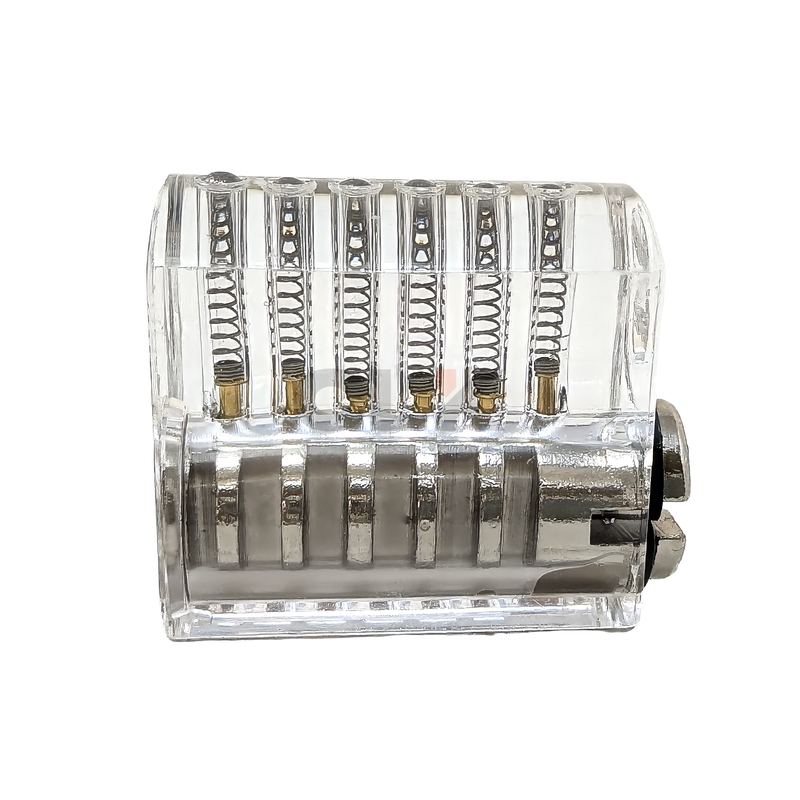 Transparent Practice Lock with Spool Pins Practice Lock Axiom Entry