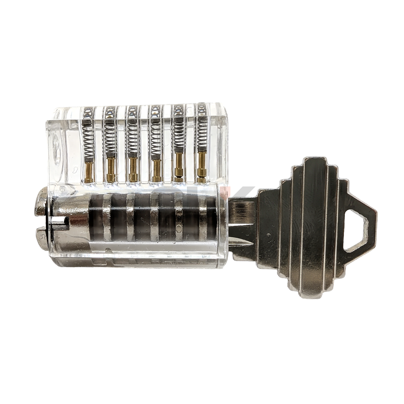Transparent Practice Lock with Spool Pins Practice Lock Axiom Entry