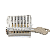 Transparent Practice Lock with Spool Pins Practice Lock Axiom Entry