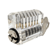 Transparent Practice Lock with Spool Pins Practice Lock Axiom Entry