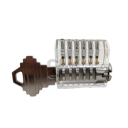 Transparent Practice Lock with Spool Pins Practice Lock Axiom Entry
