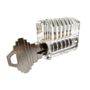 Transparent Practice Lock with Spool Pins Practice Lock Axiom Entry