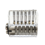 Transparent Practice Lock with Spool Pins Practice Lock Axiom Entry