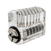 Transparent Practice Lock with Spool Pins Practice Lock Axiom Entry