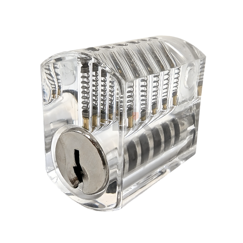 Transparent Practice Lock with Spool Pins Practice Lock Axiom Entry