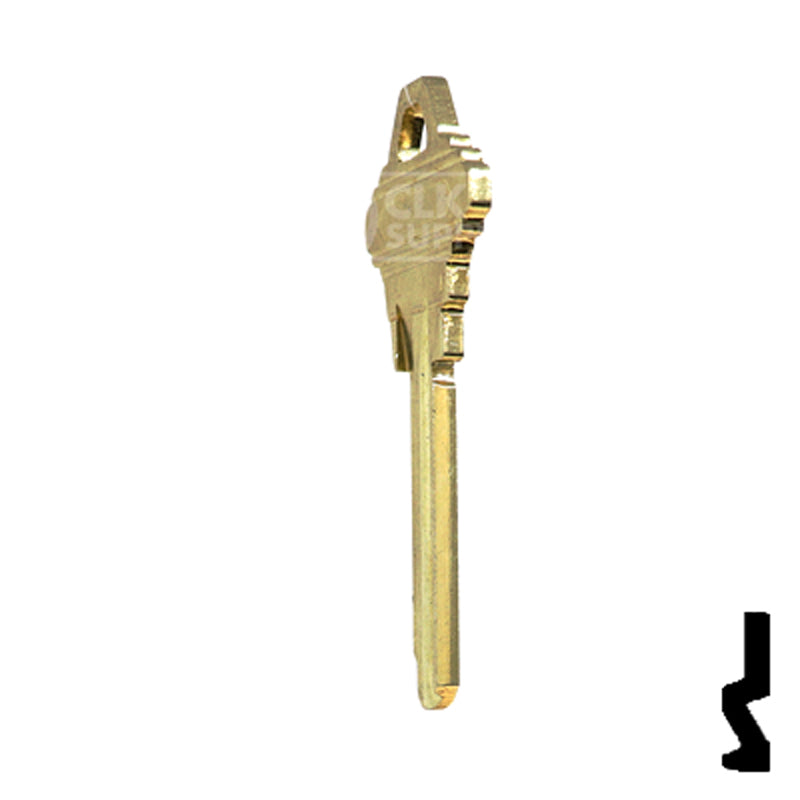 100-C, SC1 Look-A-Like Nickel Silver Key Residential-Commercial Key Ilco