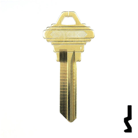 101-C, SC4 Look-A-Like Nickel Silver Key Residential-Commercial Key Ilco