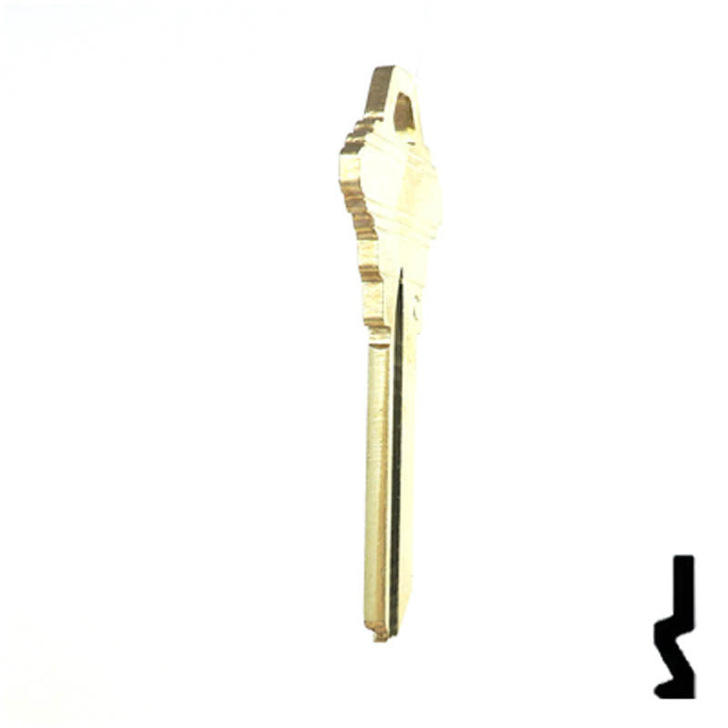 101-C, SC4 Look-A-Like Nickel Silver Key Residential-Commercial Key Ilco