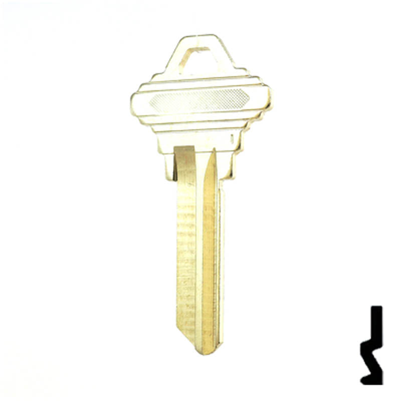 101-C, SC4 Look-A-Like Nickel Silver Key Residential-Commercial Key Ilco