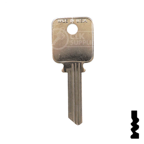 1638 Medeco 5 pin Biaxial G3 Key Residential-Commercial Key Ilco