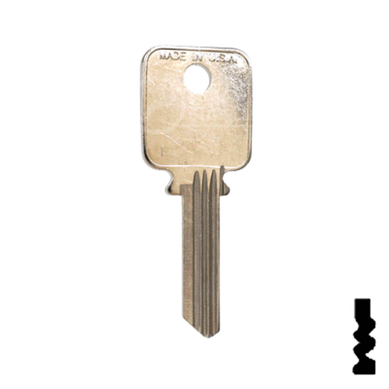 1638 Medeco 5 pin Biaxial G3 Key Residential-Commercial Key Ilco